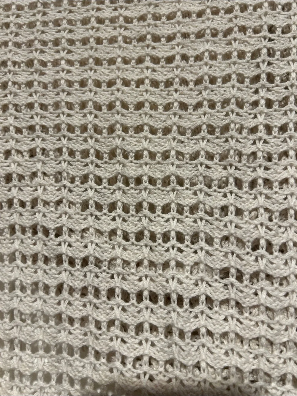 GAP Open-Weave Cream Cardigan